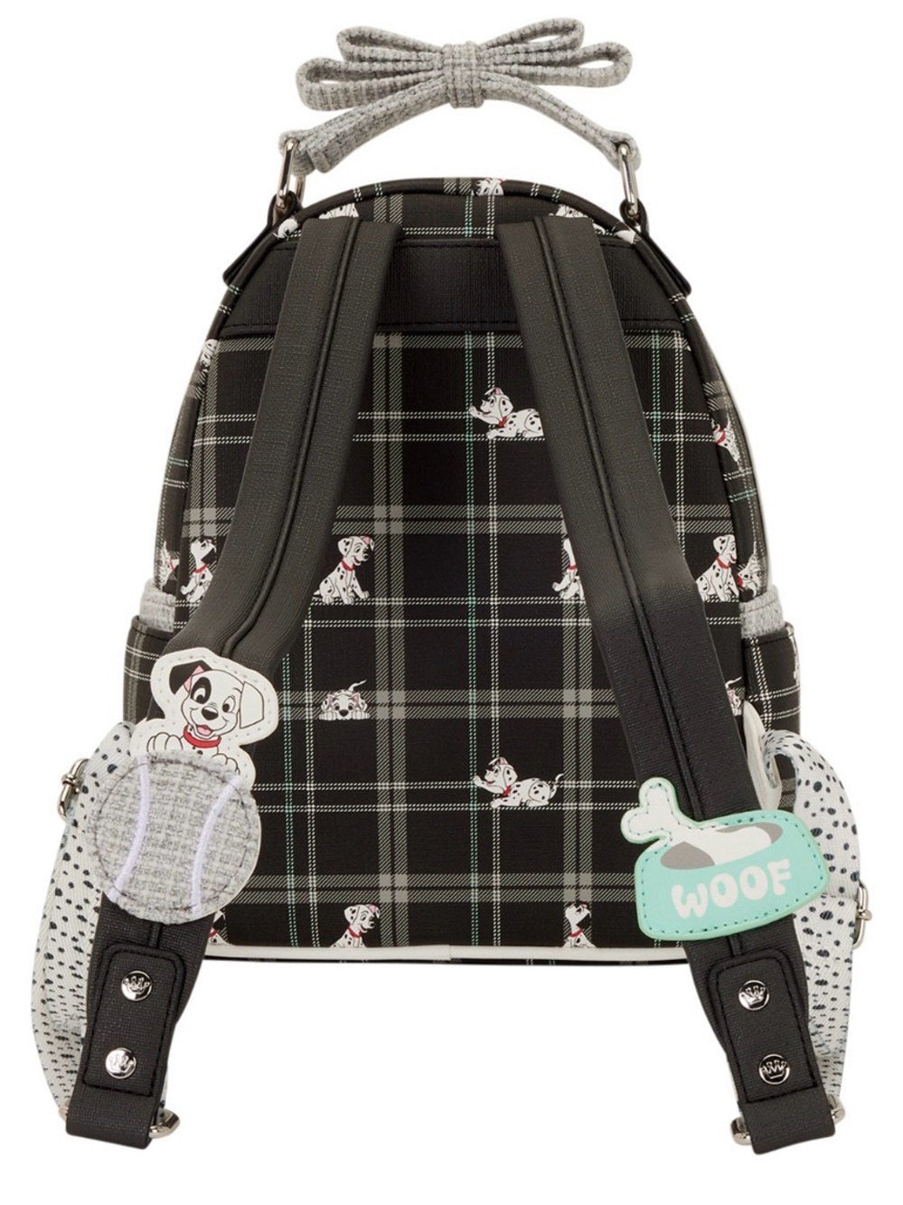 Loungefly Disney 101 Dalmatians Exclusive Plaid Mini Backpack - Picture 3 of 4